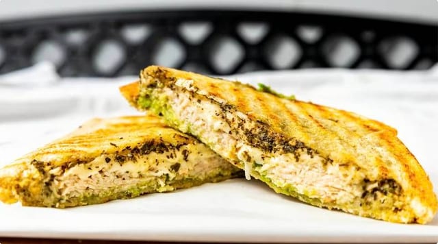 * hot chicken/pesto.